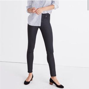 Madewell 9" High-Rise Skinny Jeans Coated Edition
